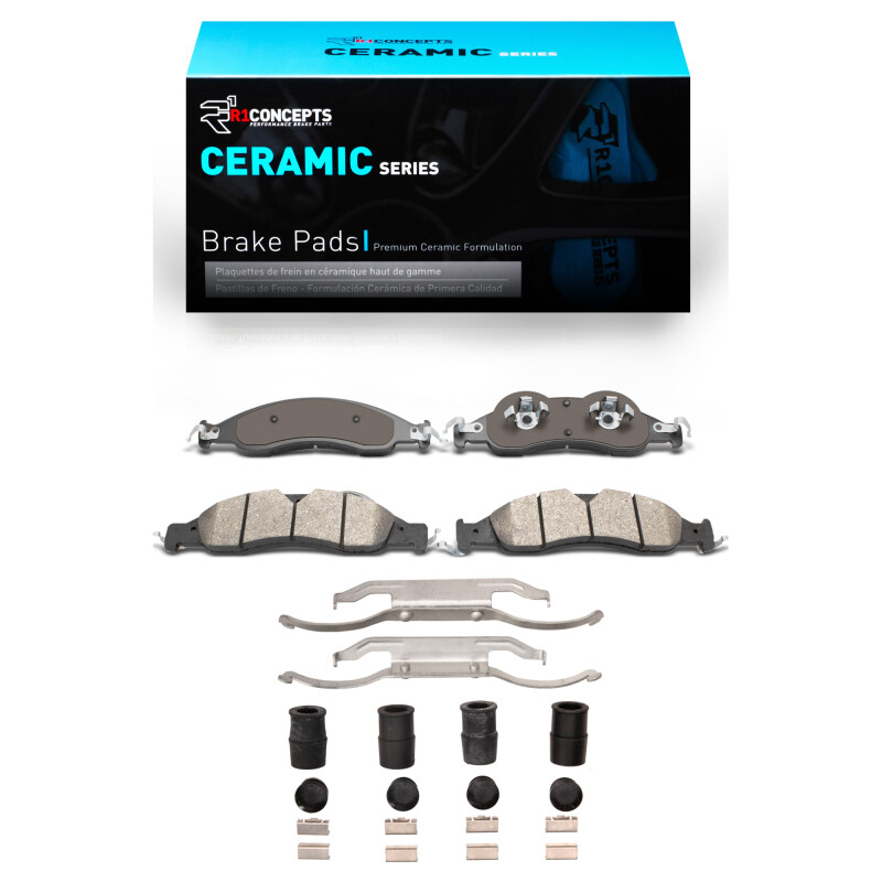 Ford Expedition Brake Pads - Front - R1 Concepts - Ceramic - `07-`09
